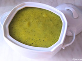 Velouté de courgettes au Boursin