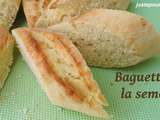 Baguettes à la semoule