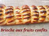 Brioche aux fruits confits