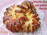 Brioche diamants aux pépites de chocolat