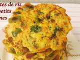 Galettes de riz aux petits légumes