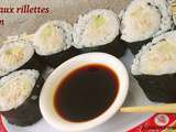 Sushi aux rillettes de thon