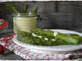 ¤ ¤ ¤ Asperges vertes sauce blanche ¤ ¤ ¤