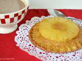 Petit gateau renversé à l’ananas caramélisé