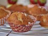 Petits gateaux aux fraises bio