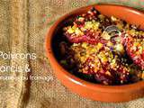 Poivrons farcis ou recette piquillos au crumble salé pour tapas