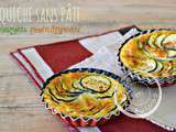 Quiche courgette – Quiche sans pâte aux courgettes et piment