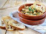 Tapas de pois chiches au cumin et coriandre