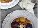 Tartelettes façon sablé aux prunes et pommes