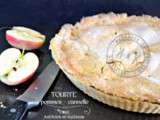 Tourte pommes et cannelle fait maison pour Culino Versions