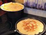 Crêpes 4-3-2-1 à la farine semi-complète et au lait d’amande