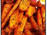 Frites de Carottes au Four