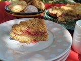 Crumb bars aux fraises