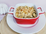 Crumble de poireaux cocotte