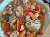 Tajine de poulet aux legumes printaniers
