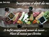 Buffet campagnard, saveurs du terroir – Inscription et Dépôts des recettes |