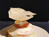 Mille-feuille croustillant au camembert - Kamika