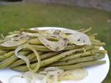 Haricots verts au basilic (thermomix)