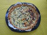 Quiche jambon courgettes menthe ricotta