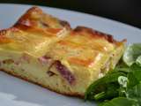 Quiche lorraine Weight Watchers façon gâteau magique