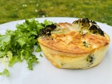 Quiche sans pâte saumon brocoli  3💙