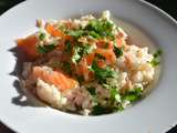 Risotto aux 2 saumons