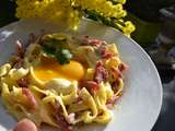 Tagliatelles carbonara weight watchers