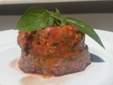 Tartare de tomate à cheval 3💙