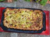 Tarte aux poireaux rectangulaire Weight Watchers