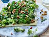 Tarte brocoli gorgonzola noix