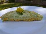 Tortilla a la courgette et a la mimolette