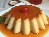 Flan caramélisé à la vanille exquis et suave