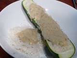 Courgettes farcies au houmous de Lili