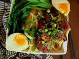 Soupe au canard façon ramen(avec les ingrédients du bord)