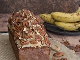 Banana bread au chocolat Dulcey et noix de pécan