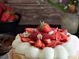 Dacquoise aux fraises