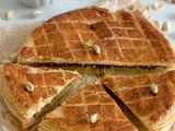 Galette des rois à la pistache et à la fleur d'oranger