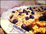 ♥ Crumble Pommes Myrtilles ♥