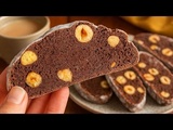 Biscuits petit-dej gourmand 4 ingrédients : Sans Oeufs ! Cantuccini façon Ferrero Rocher 🍫