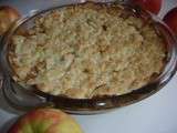 Crumble aux pommes