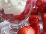 Delice ricotta, fraises