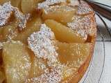 Gâteau renversé poires, pomme