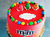 Gâteau thème m&ms