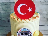 Layer cake double thème Naruto et Turquie