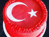 Layer cake drapeau Turquie