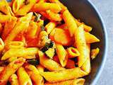 Penne aux courgettes Carottes et épices