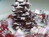 Sapin de Noel en chocolat