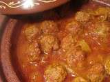 Tajine kefta de veau, sauce épicée