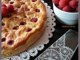 Tarte framboises, crème d'amande