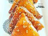 Triangles ou Briouates aux amandes